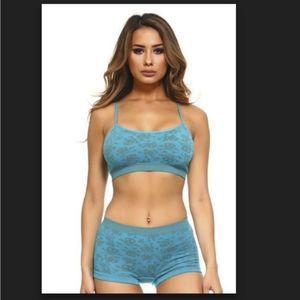 Skull Pajamas Boy Shorts and Bralette  Gothic Emo LAST SET Goth ALMOST SOLD OUT